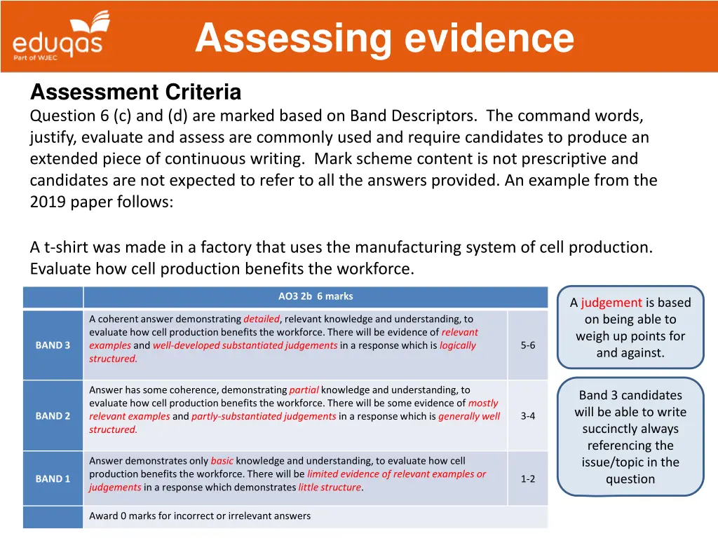 assessing evidence 10