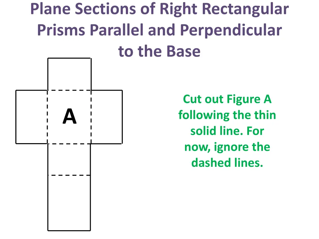 plane sections of right rectangular prisms 1