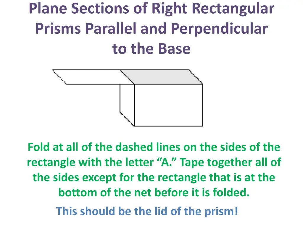 plane sections of right rectangular prisms 4