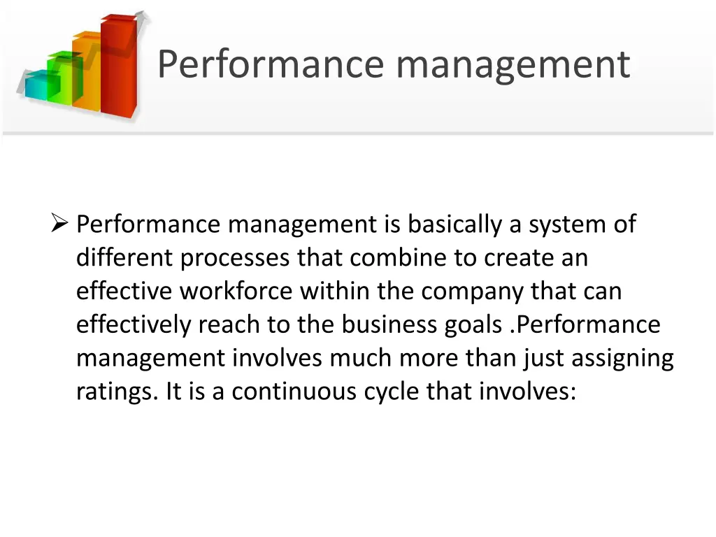performance management