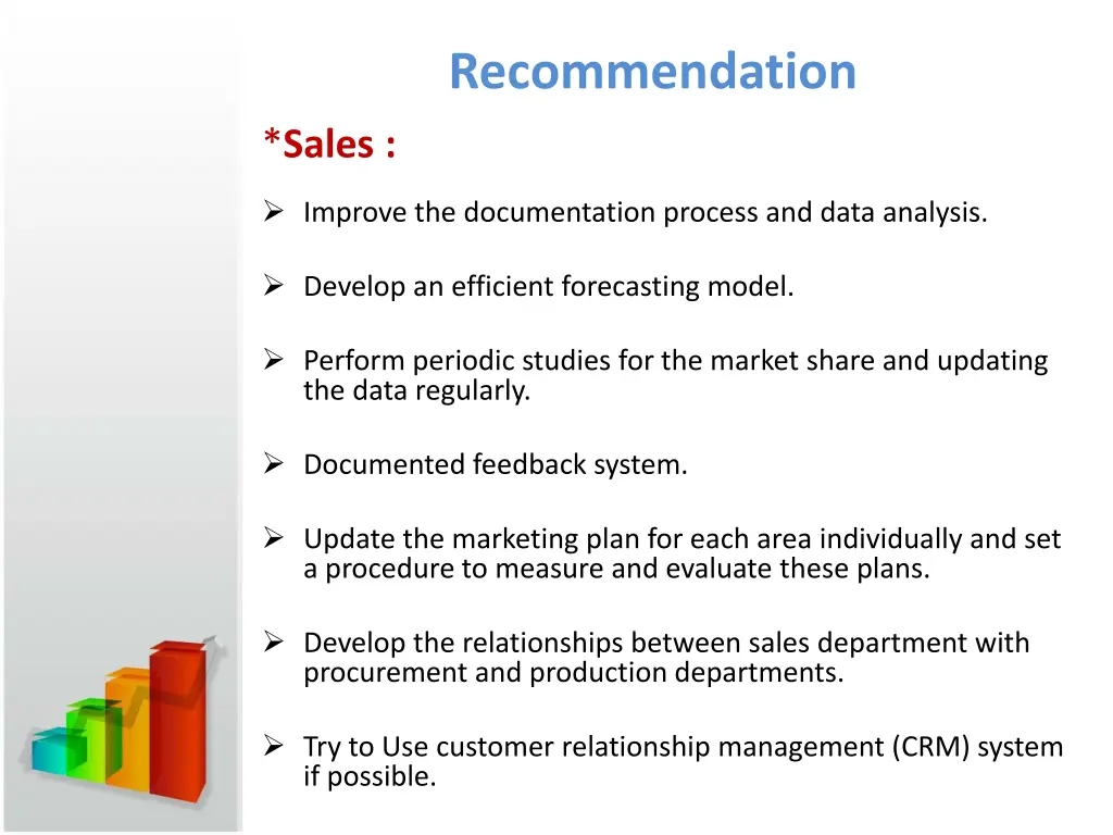 recommendation