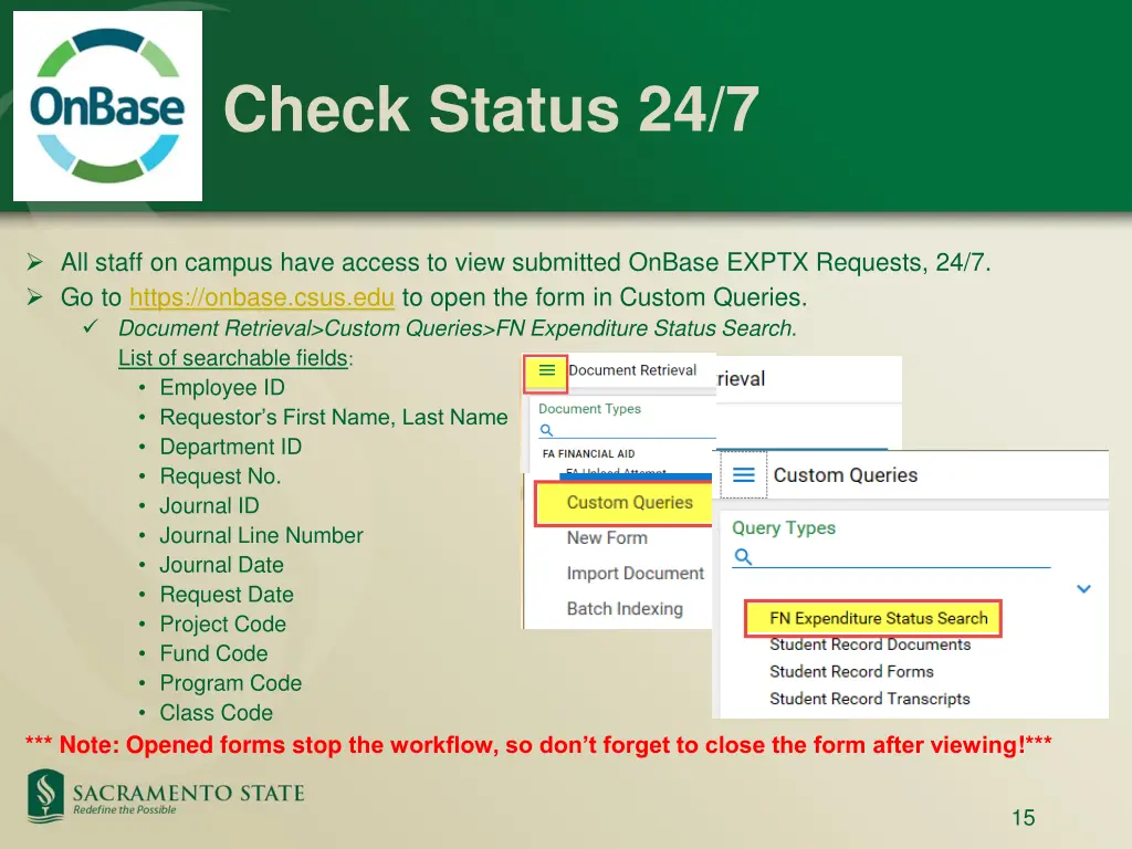 check status 24 7