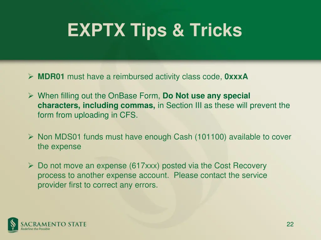 exptx tips tricks 1