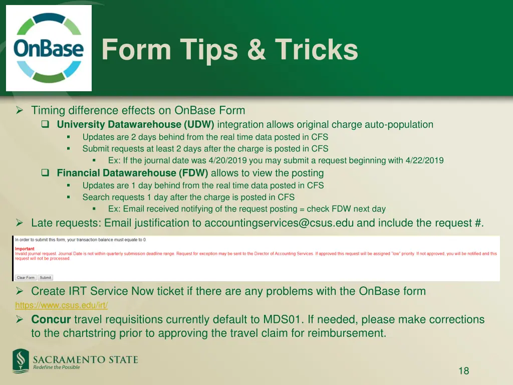 form tips tricks 2