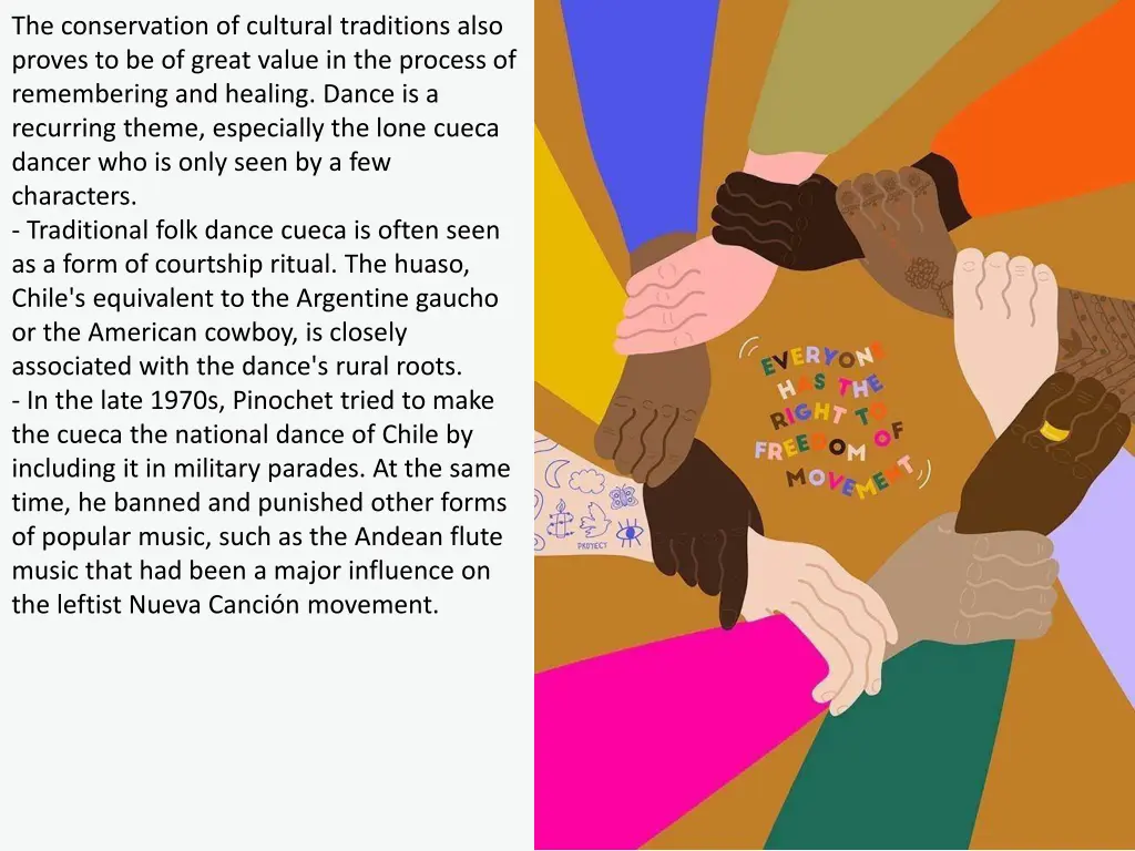the conservation of cultural traditions also