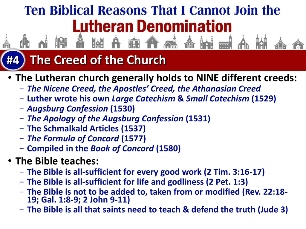 the creed of the church the lutheran church