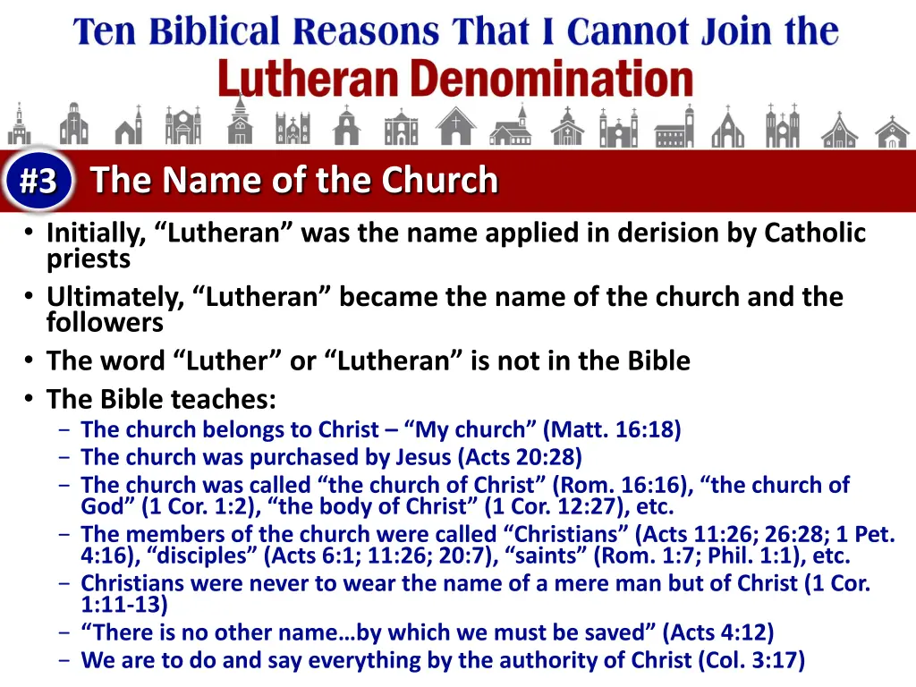 the name of the church initially lutheran