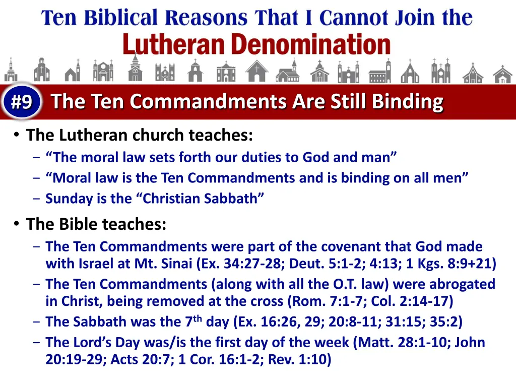 the ten commandments are still binding
