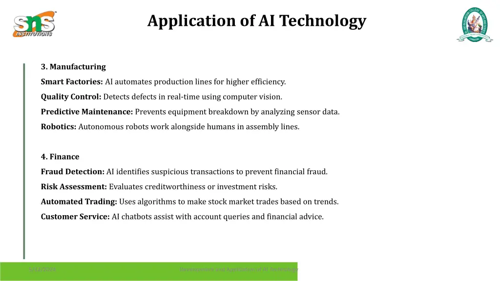 application of ai technology 1