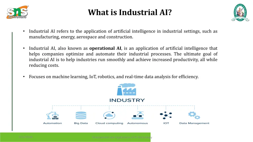 what is industrial ai