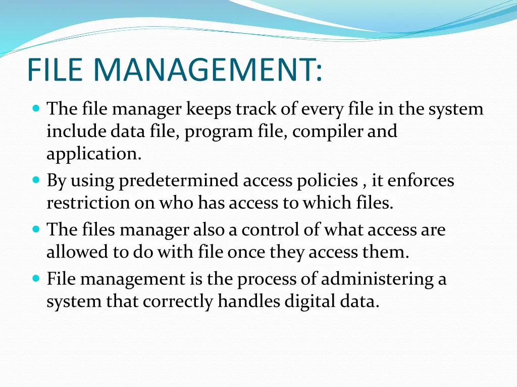 file management