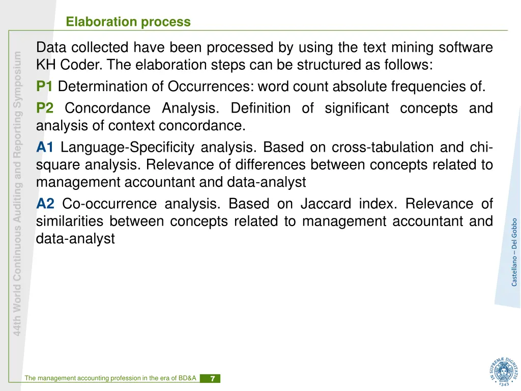elaboration process