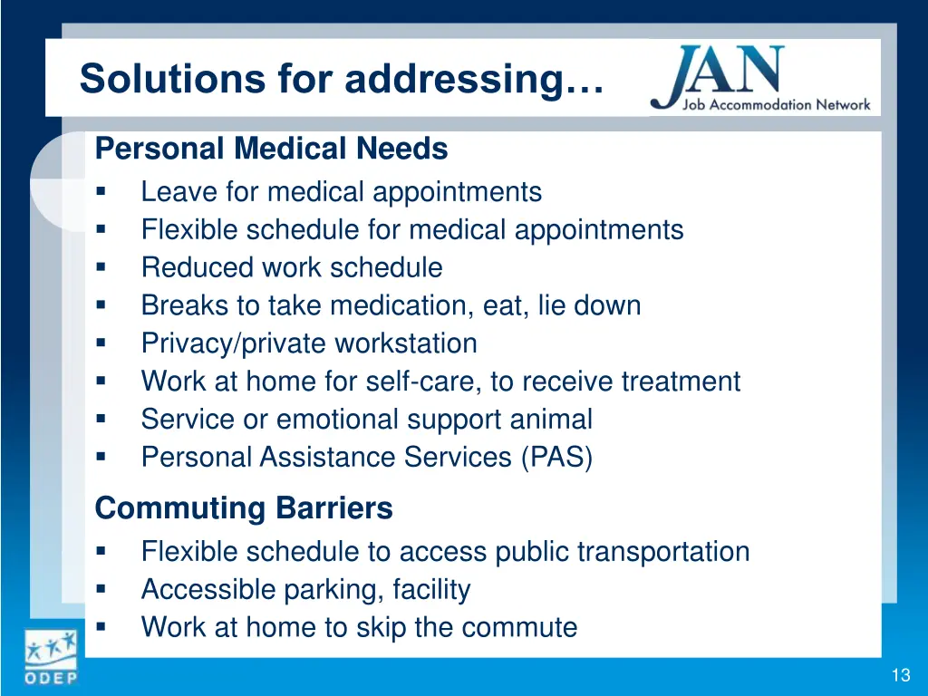 solutions for addressing