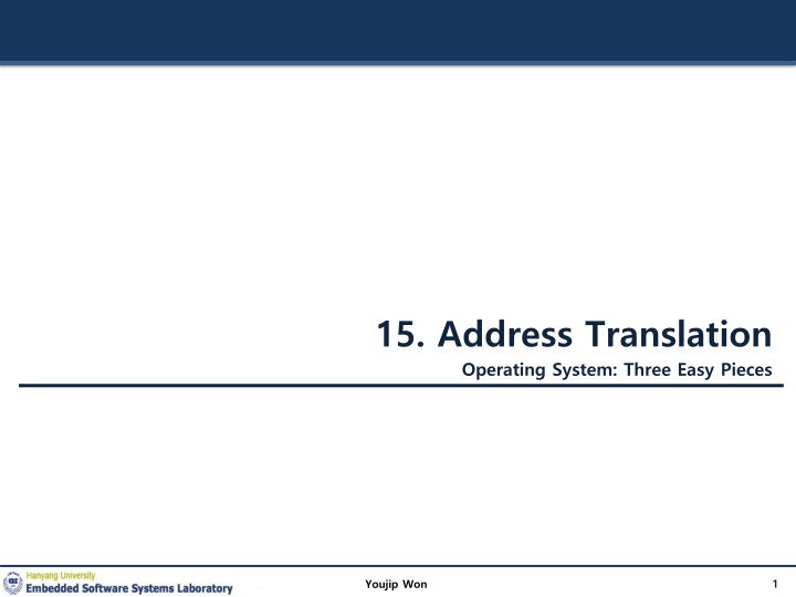 15 address translation operating system three