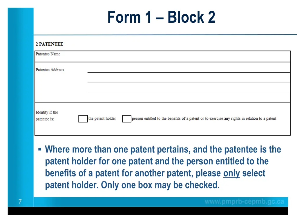 form 1 block 2