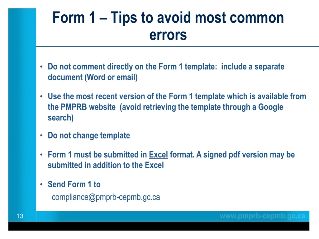 form 1 tips to avoid most common errors