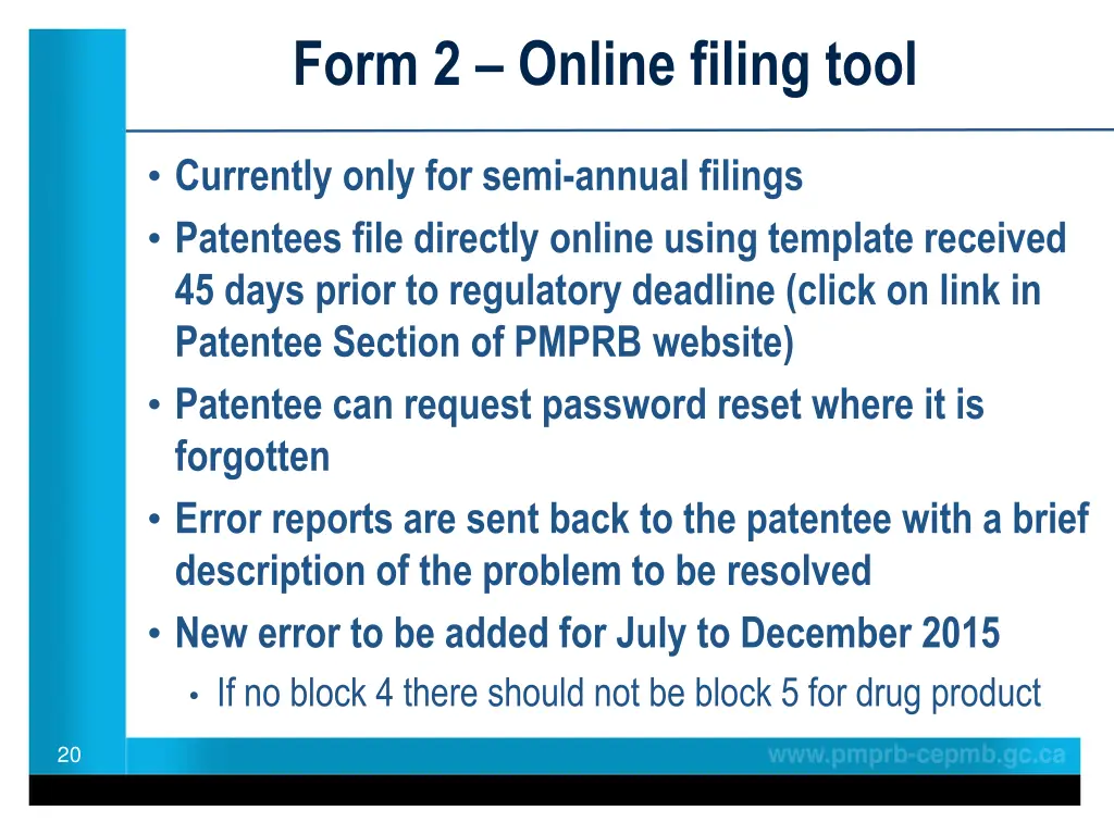 form 2 online filing tool