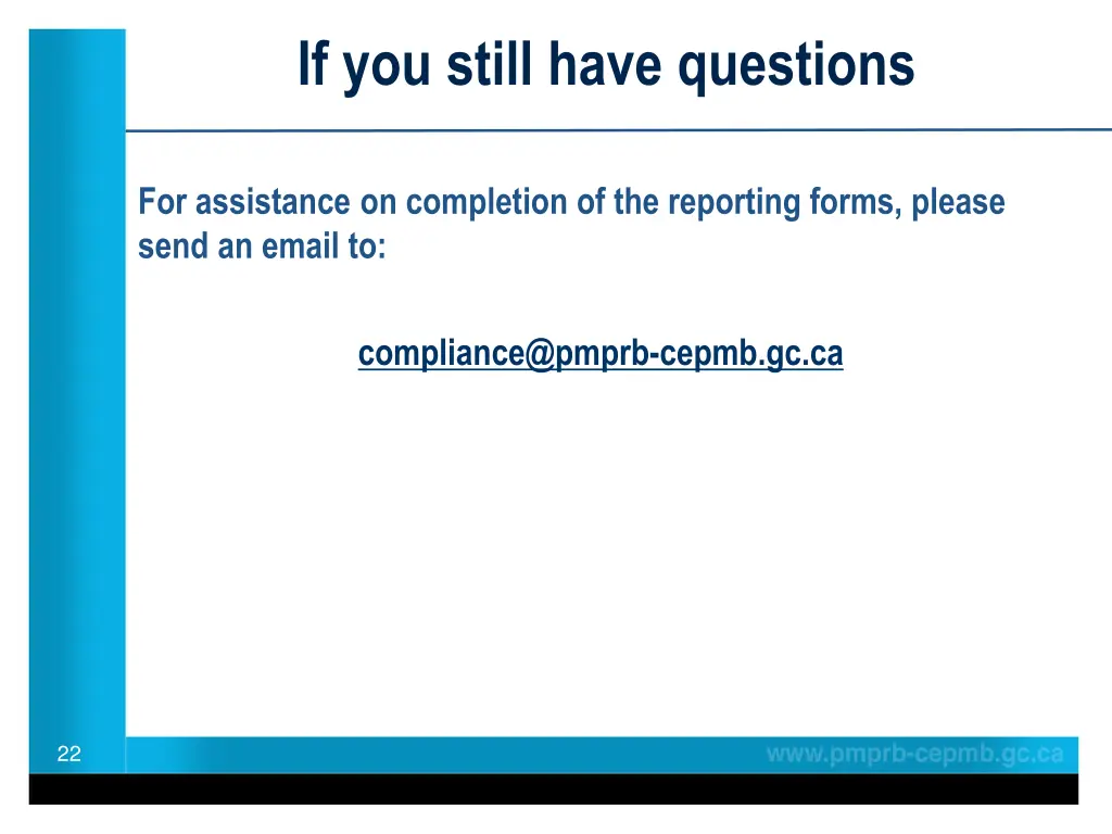 if you still have questions