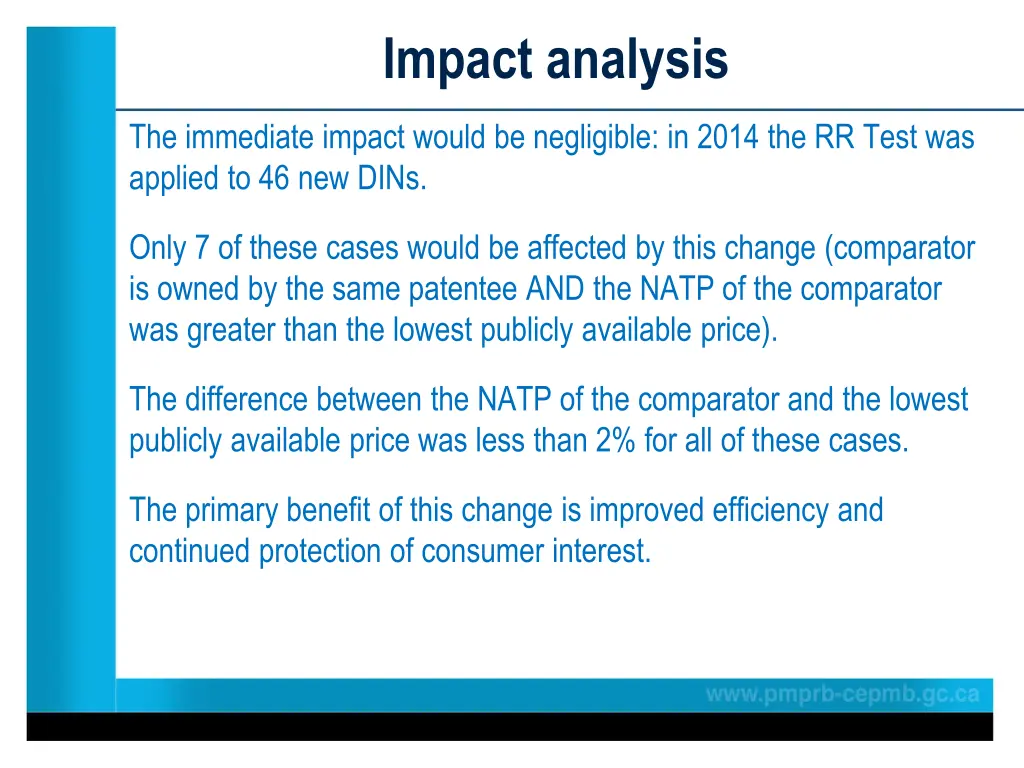 impact analysis