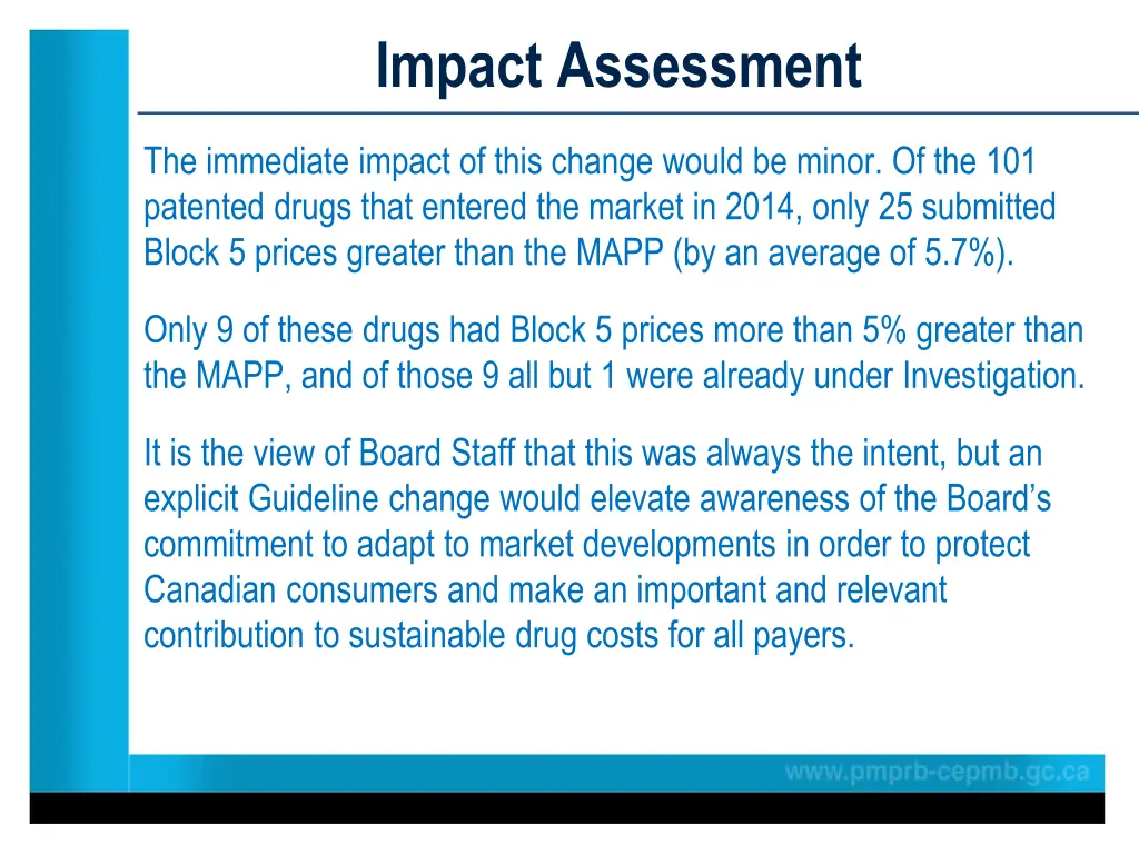 impact assessment