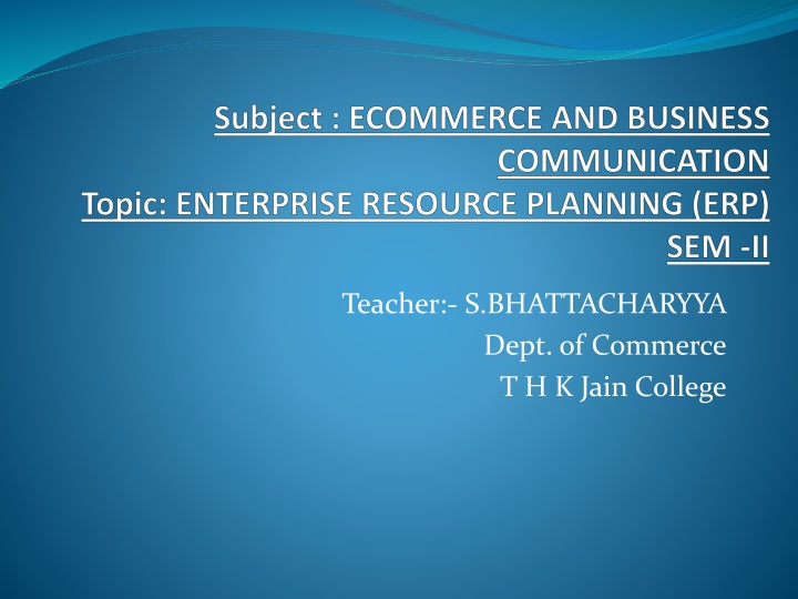 teacher s bhattacharyya dept of commerce