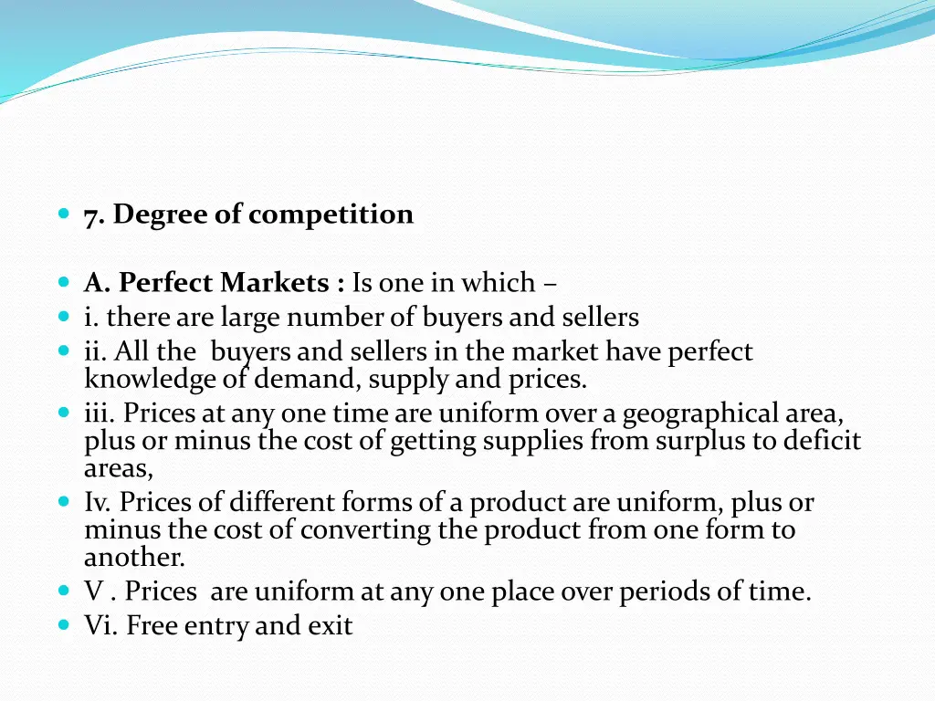 7 degree of competition
