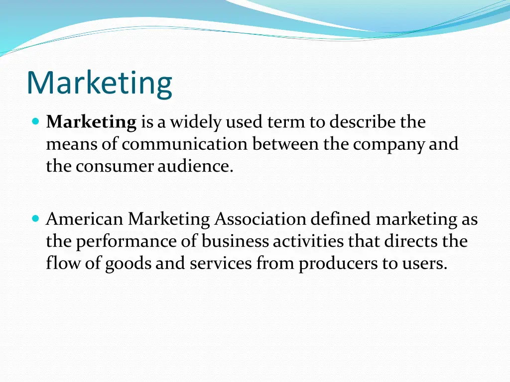marketing