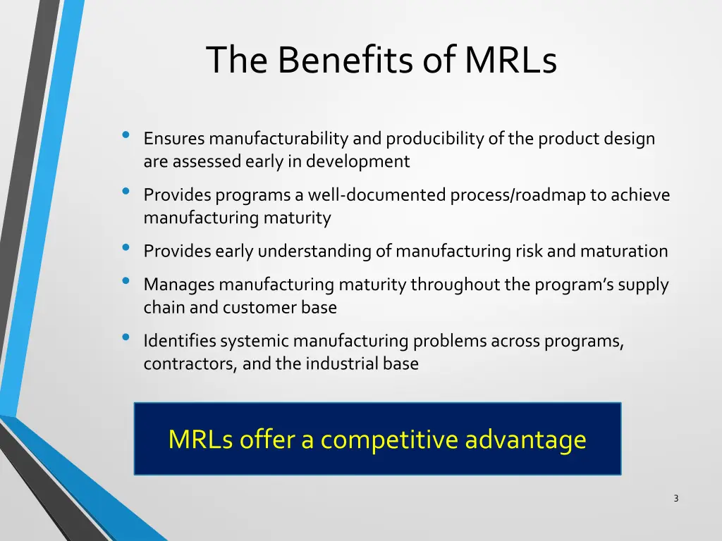 the benefits of mrls