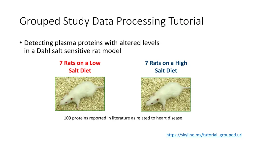 grouped study data processing tutorial