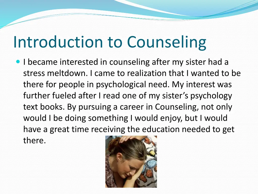 introduction to counseling