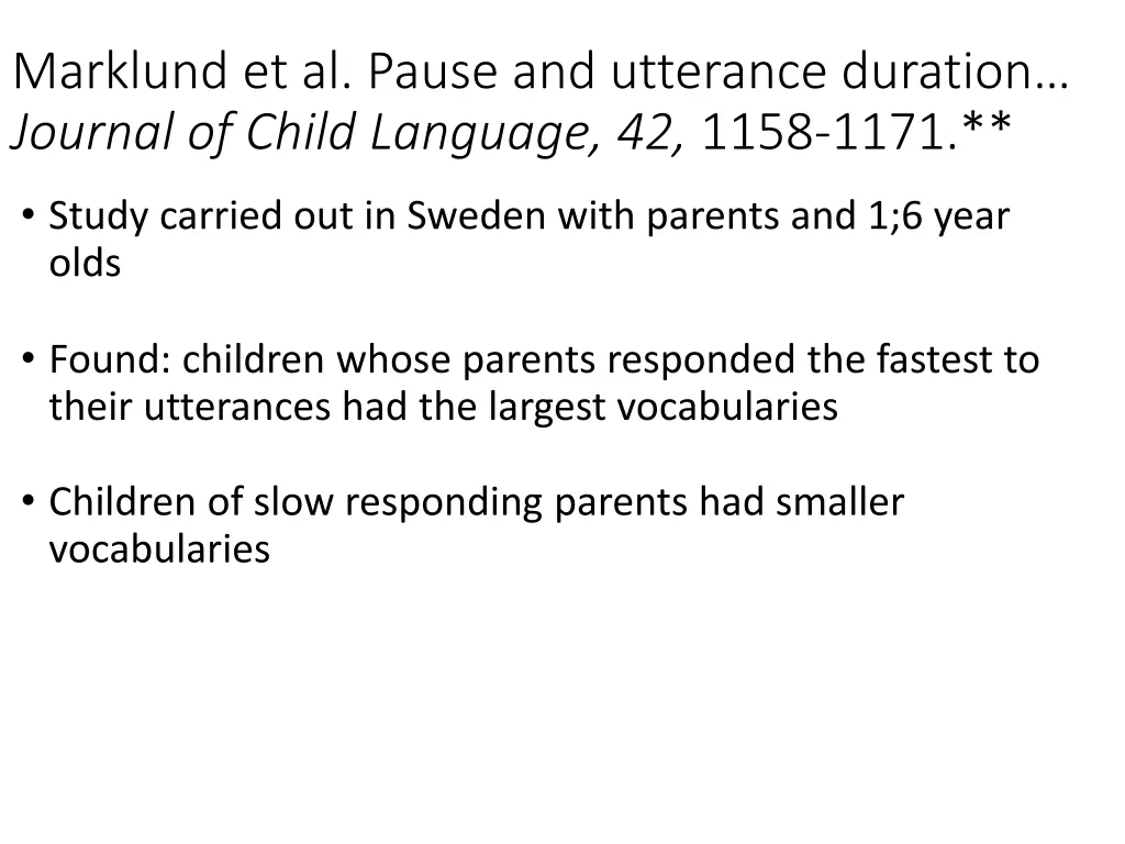 marklund et al pause and utterance duration