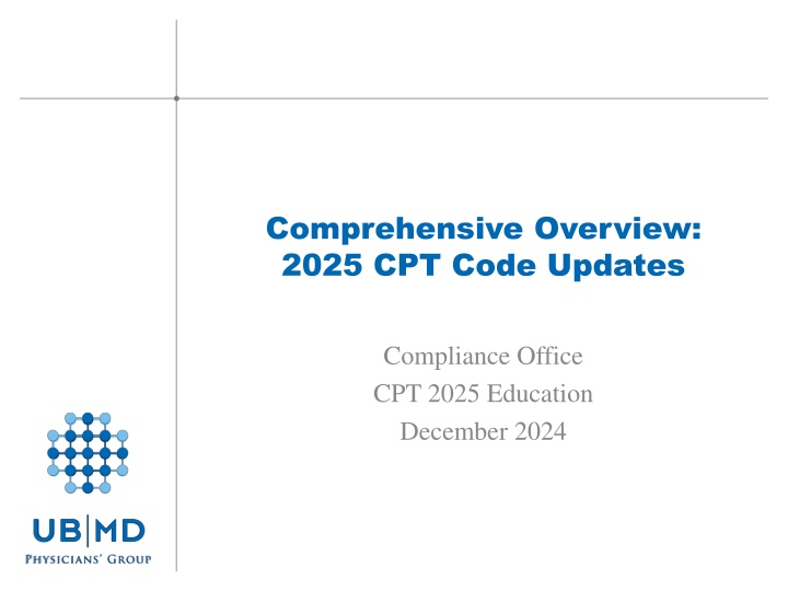 comprehensive overview 2025 cpt code updates
