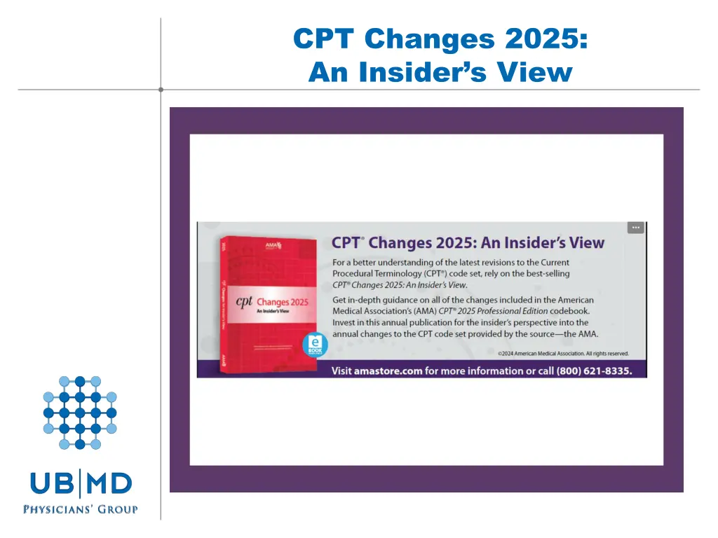 cpt changes 2025 an insider s view