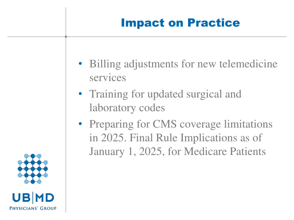impact on practice