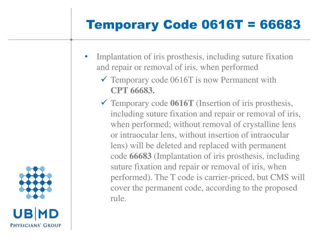 temporary code 0616t 66683