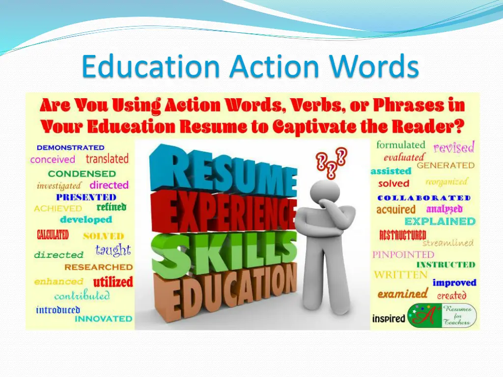 education action words