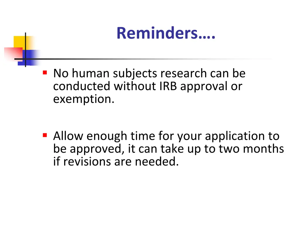 reminders