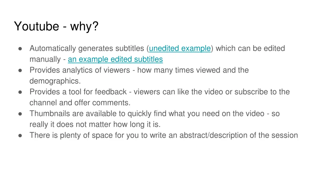 youtube why