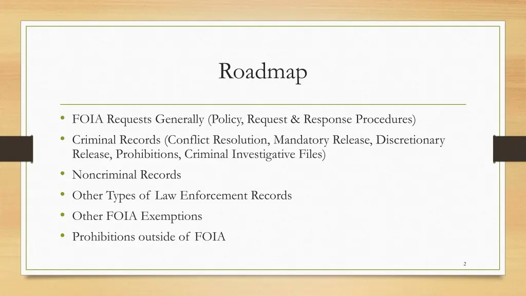 roadmap