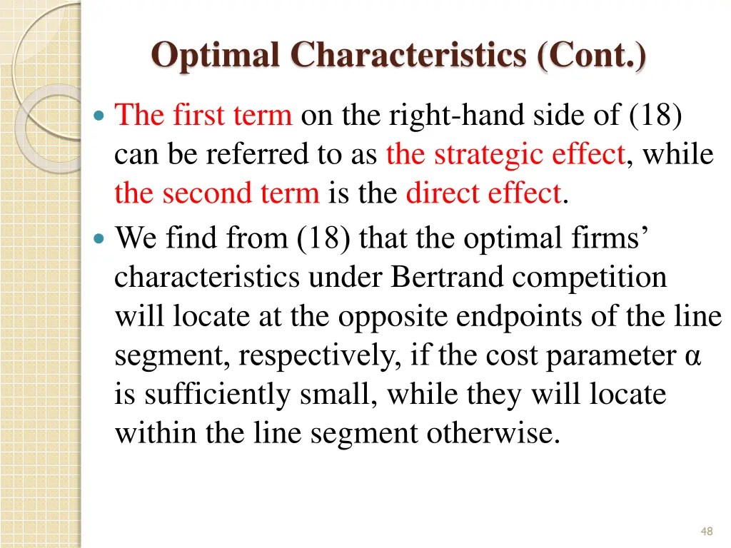optimal characteristics cont 3