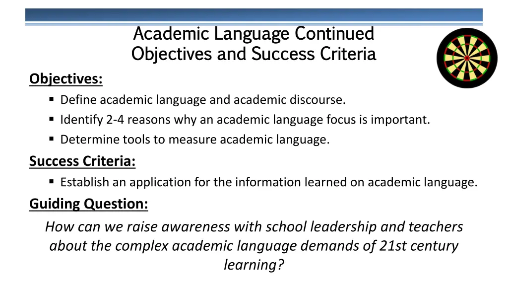 academic language continued academic language 1