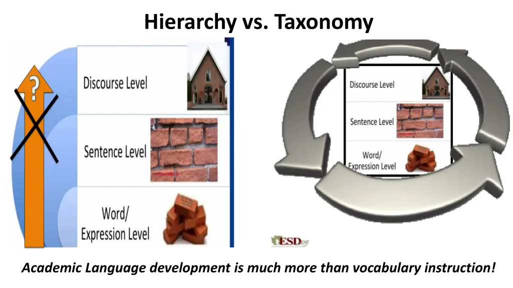 hierarchy vs taxonomy