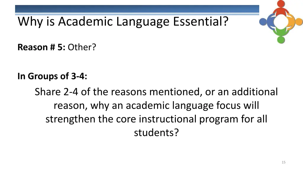 why is academic language essential 5