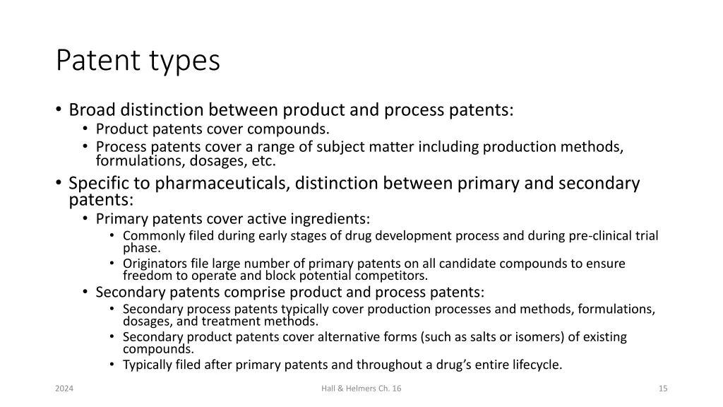 patent types