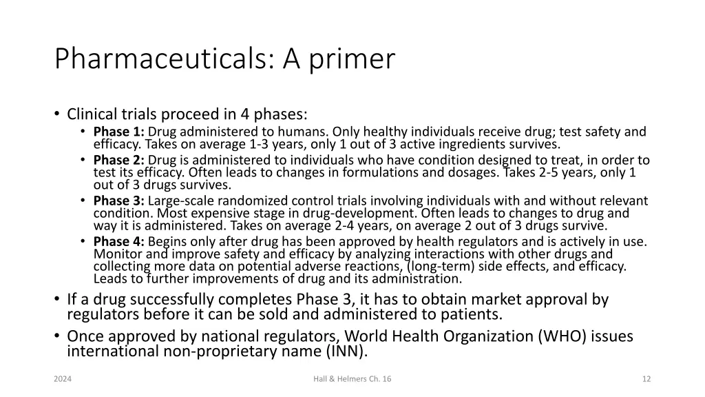pharmaceuticals a primer 3