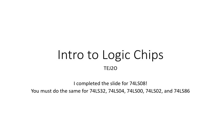 intro to logic chips