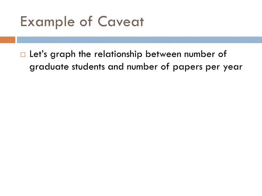example of caveat