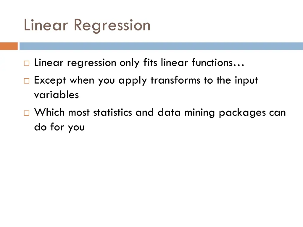 linear regression 1