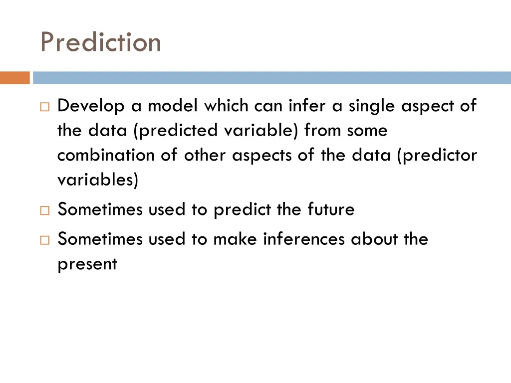 prediction