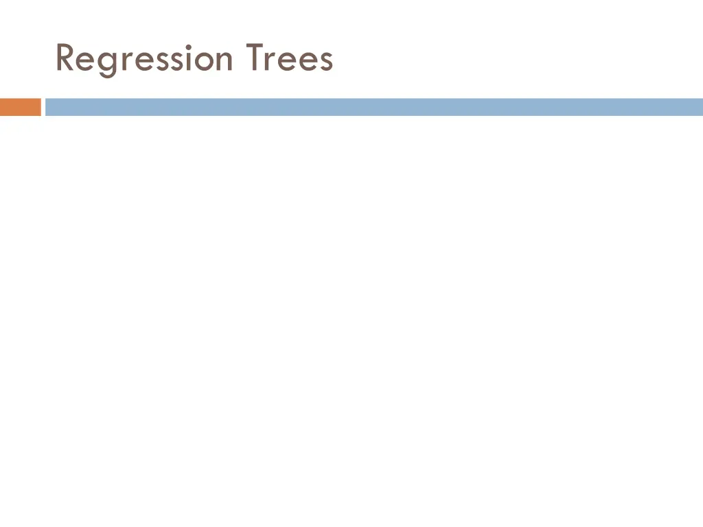 regression trees